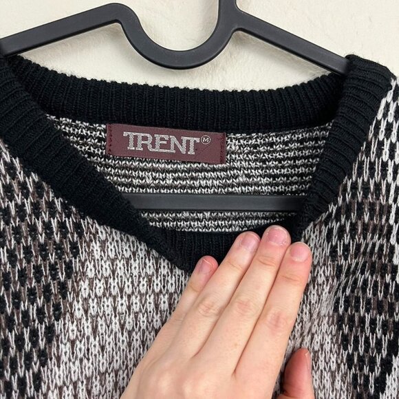 vintage 80s retro indie skate light weight knit sweater - Picture 8 of 8